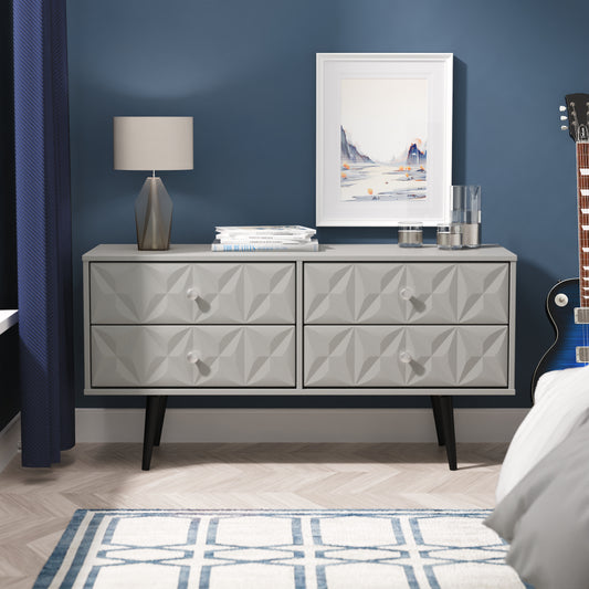 Pixel 4 Drawer Bed Box in Dusk Grey Colour