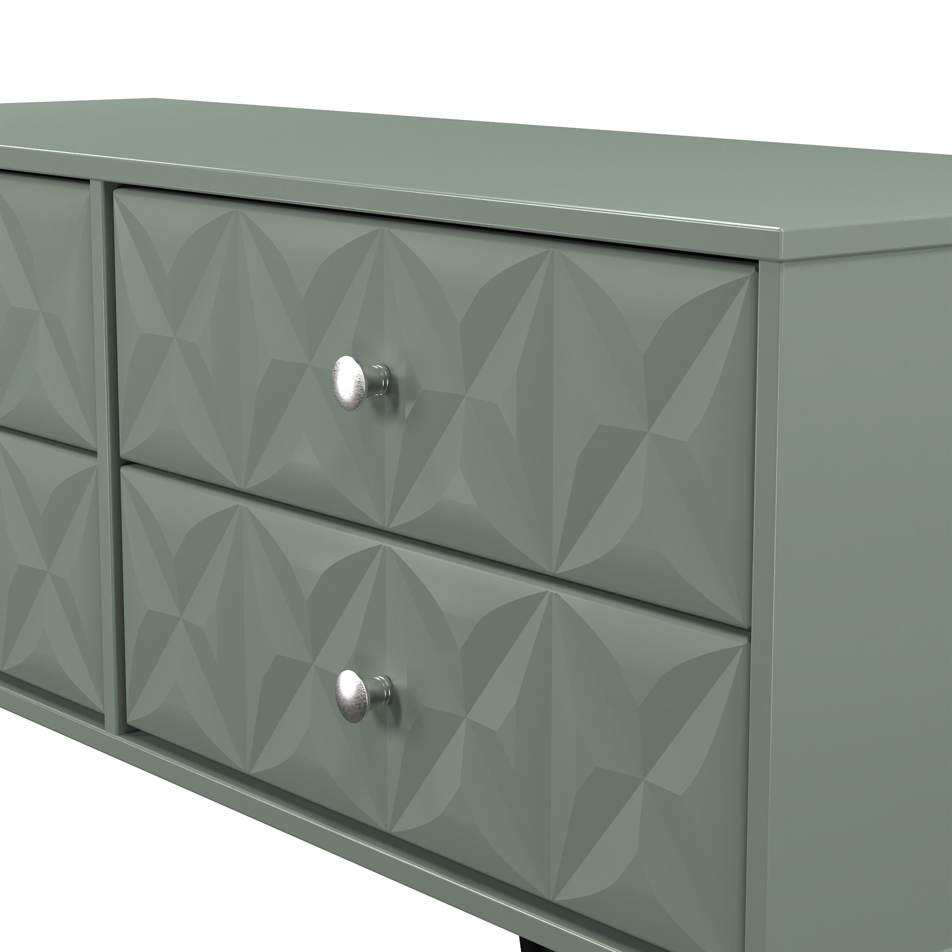 Pixel 4 Drawer Bed Box in Reed Green Colour for Sale