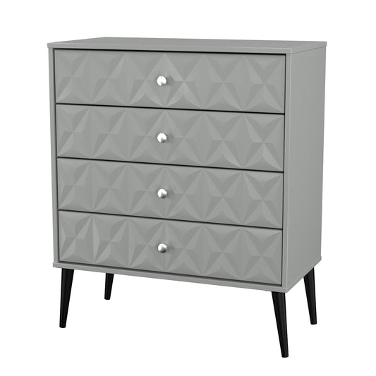 Pixel 4 Drawer Chest in Dusk Grey 