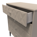 Pixel 4 Drawer Chest in Mushroom Matt 