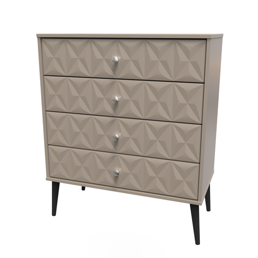 Pixel 4 Drawer Chest in Mushroom Matt Colour