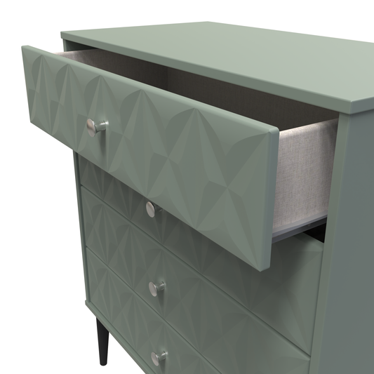 Pixel 4 Drawer Chest in Reed Green 