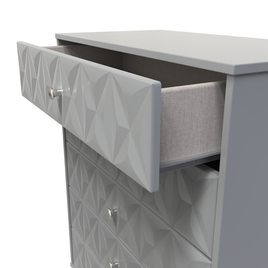 Pixel 5 Drawer Chest in Shadow Matt Colour