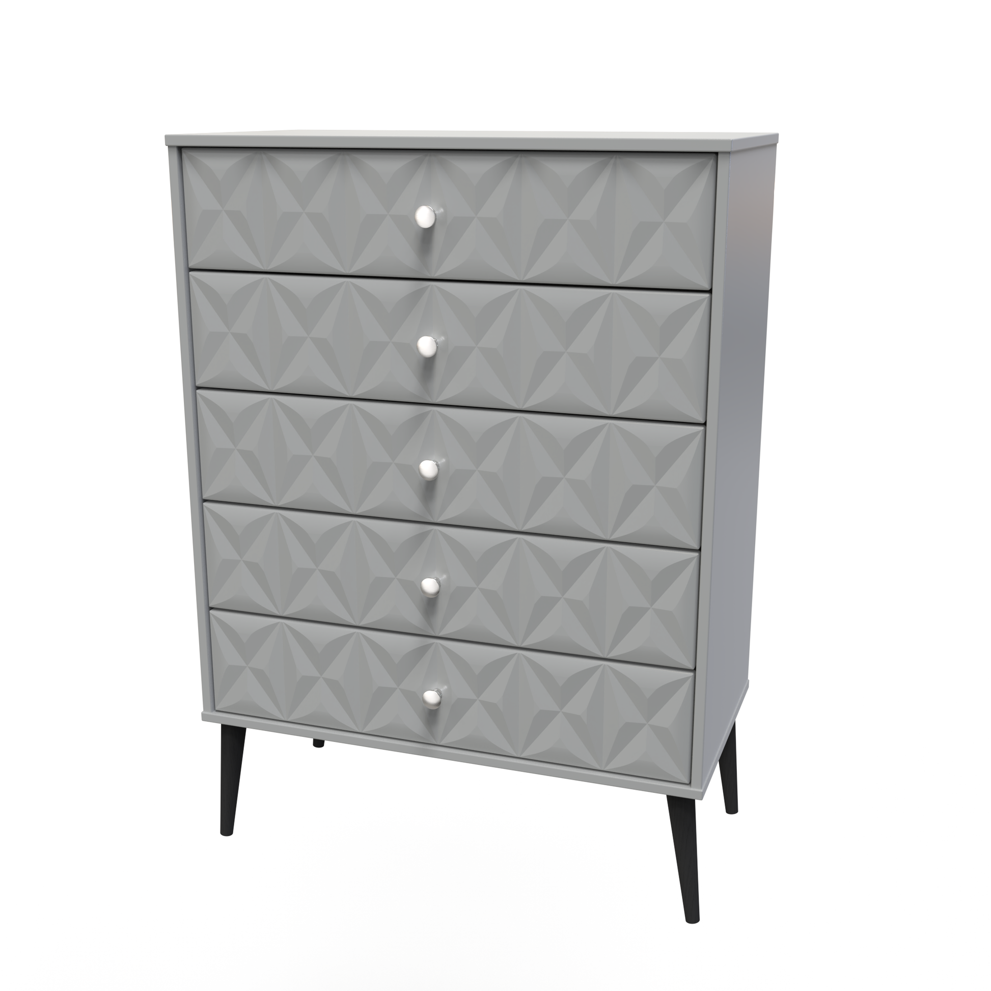 Pixel 5 Drawer Chest in Shadow Matt Colour