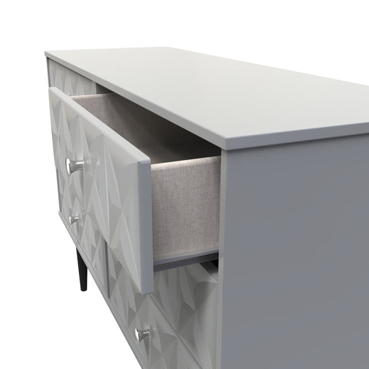 Pixel 6 Drawer Midi Chest in Shadow Matt Colour