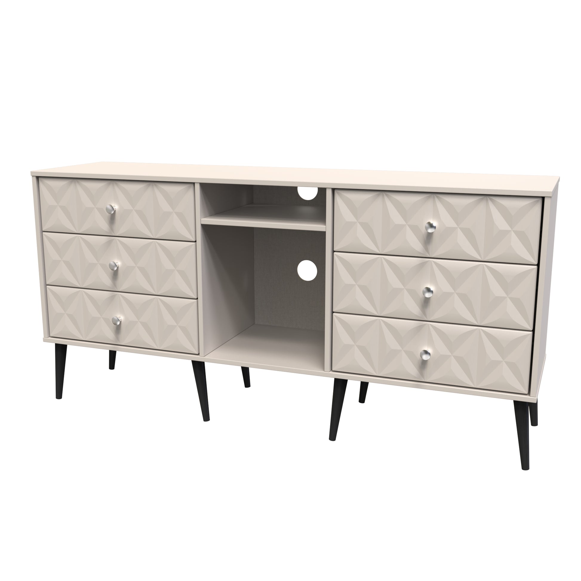 Pixel 6 Drawer TV Console Unit in Kashmir Matt Colour for Sale