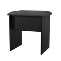 Pixel Padded Dressing Stool in Black 