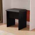 Pixel Padded Dressing Stool in Black Colour