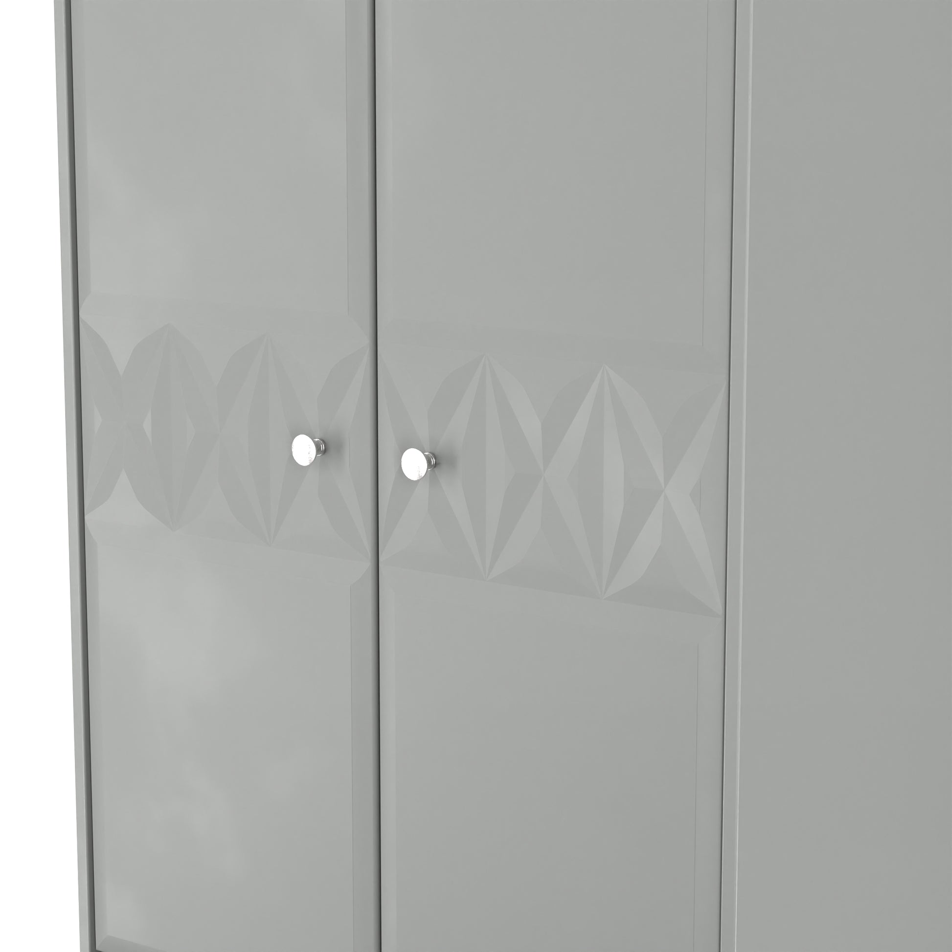 Pixel Tall 2 Drawer Wardrobe in Dusk Grey Colour for Sale