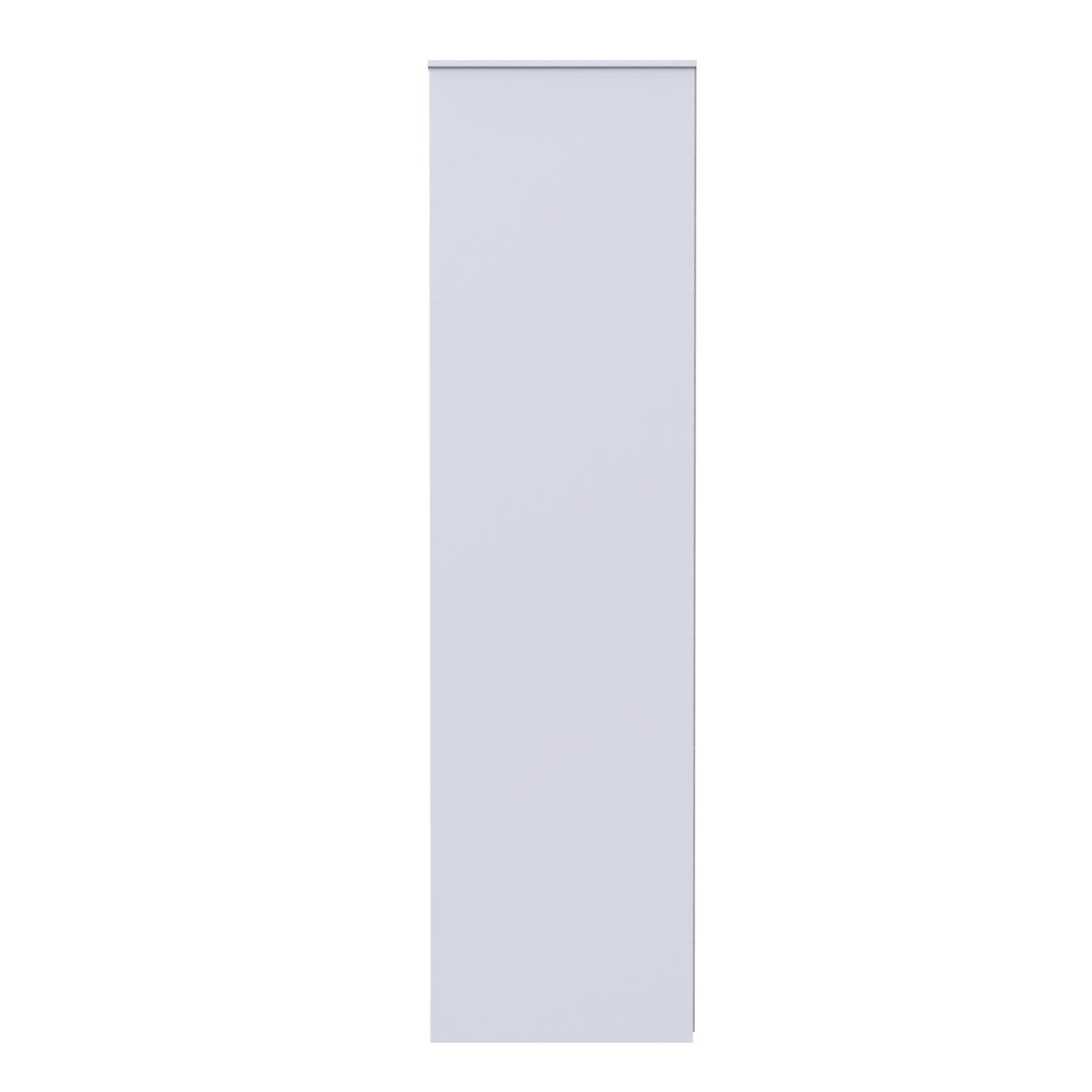 Pixel Tall 2 Drawer Wardrobe in White Matt for Sale