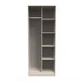 Pixel Tall Open Display Wardrobe with Bookcase in Kashmir Matt for Sale