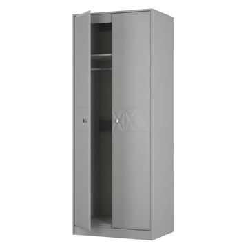 Pixel Tall Plain Wardrobe in Dusk Grey 