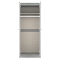 Pixel Tall Plain Wardrobe in Dusk Grey Colour