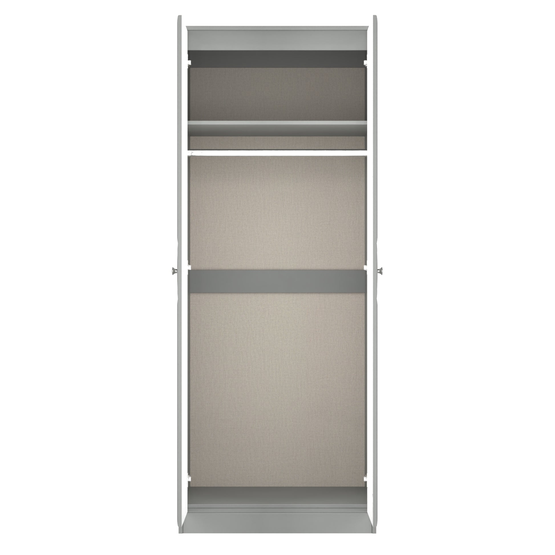 Pixel Tall Plain Wardrobe in Dusk Grey Colour