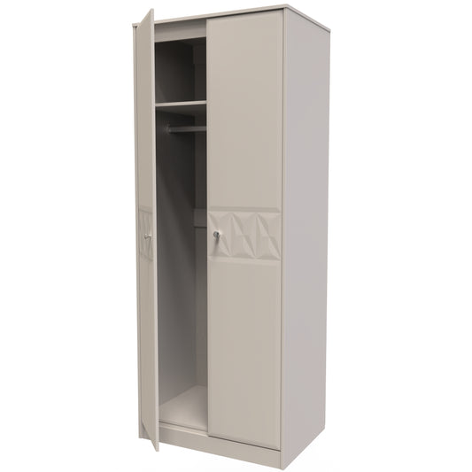 Pixel Tall Plain Wardrobe in Kashmir Matt 