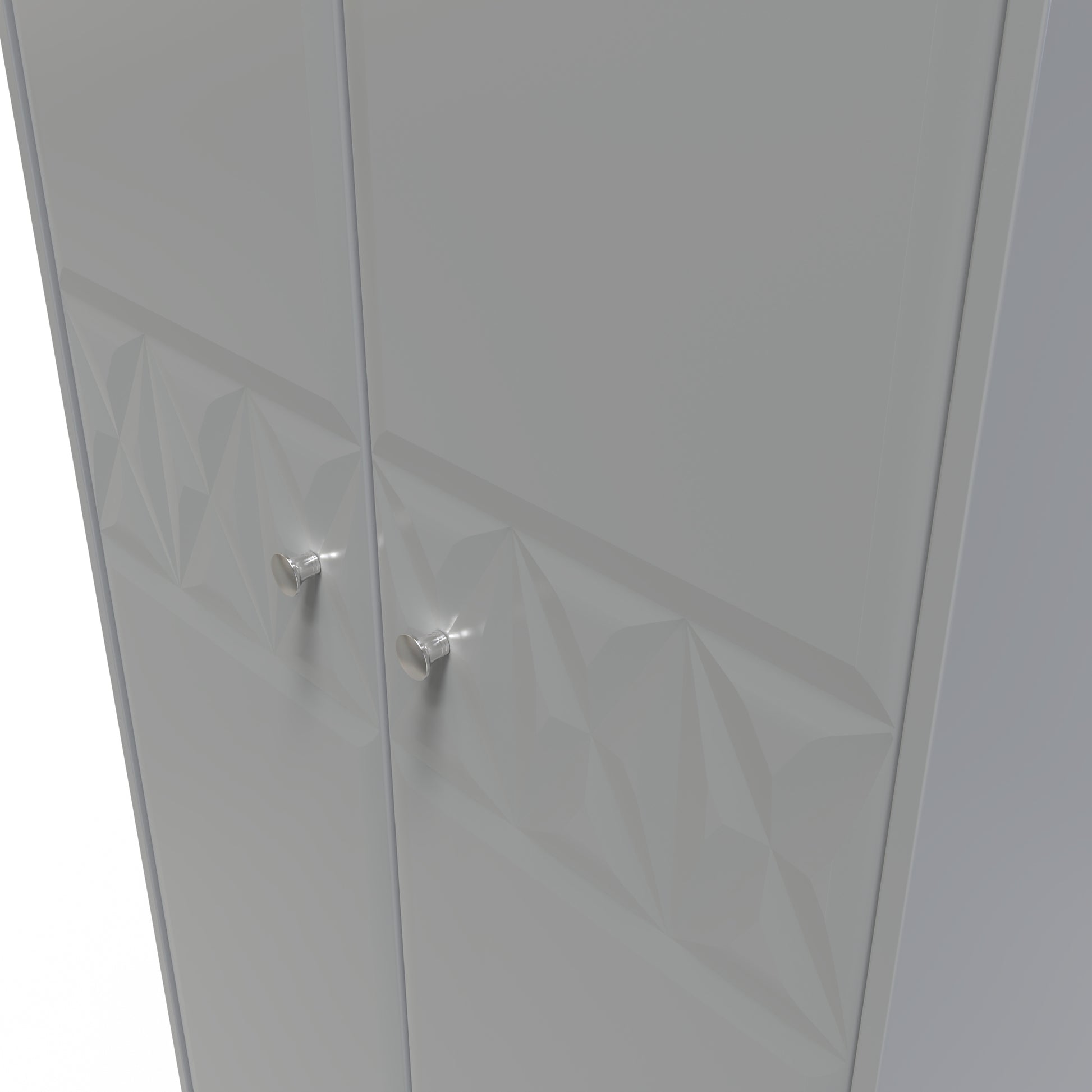 Pixel Tall Plain Wardrobe in Shadow Matt Colour