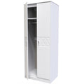 Pixel Tall Plain Wardrobe in White Matt 
