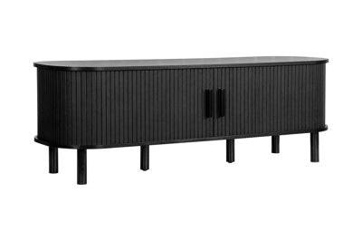Premium Axel Fluted TV Unit Black - Blythe Living