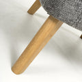 Premium Mallory Flax Effect Grey Armchair Available to Purchase