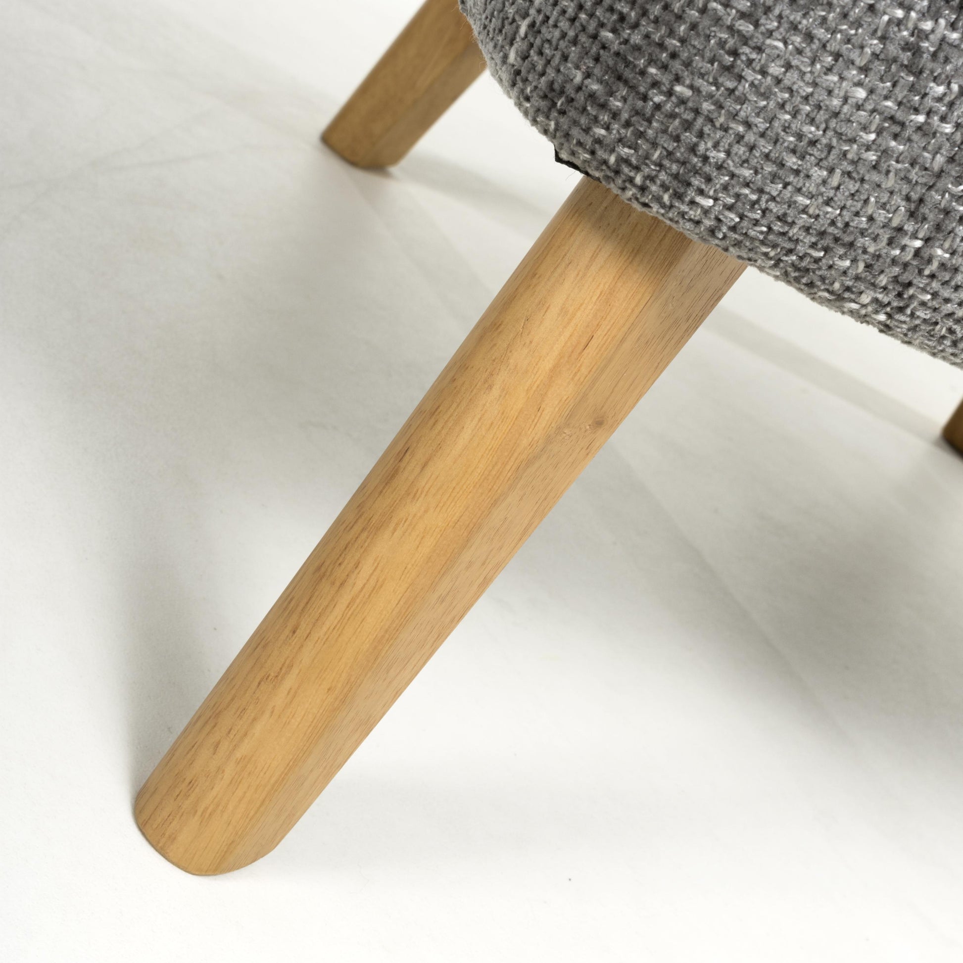 Premium Mallory Flax Effect Grey Armchair Available to Purchase