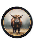 Premium circular farmhouse animal portrait framed prints for sale