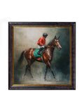 Premium square country estate racehorse portrait framed prints for sale