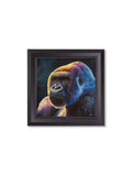 Premium square modern gallery gorilla portrait framed prints for sale