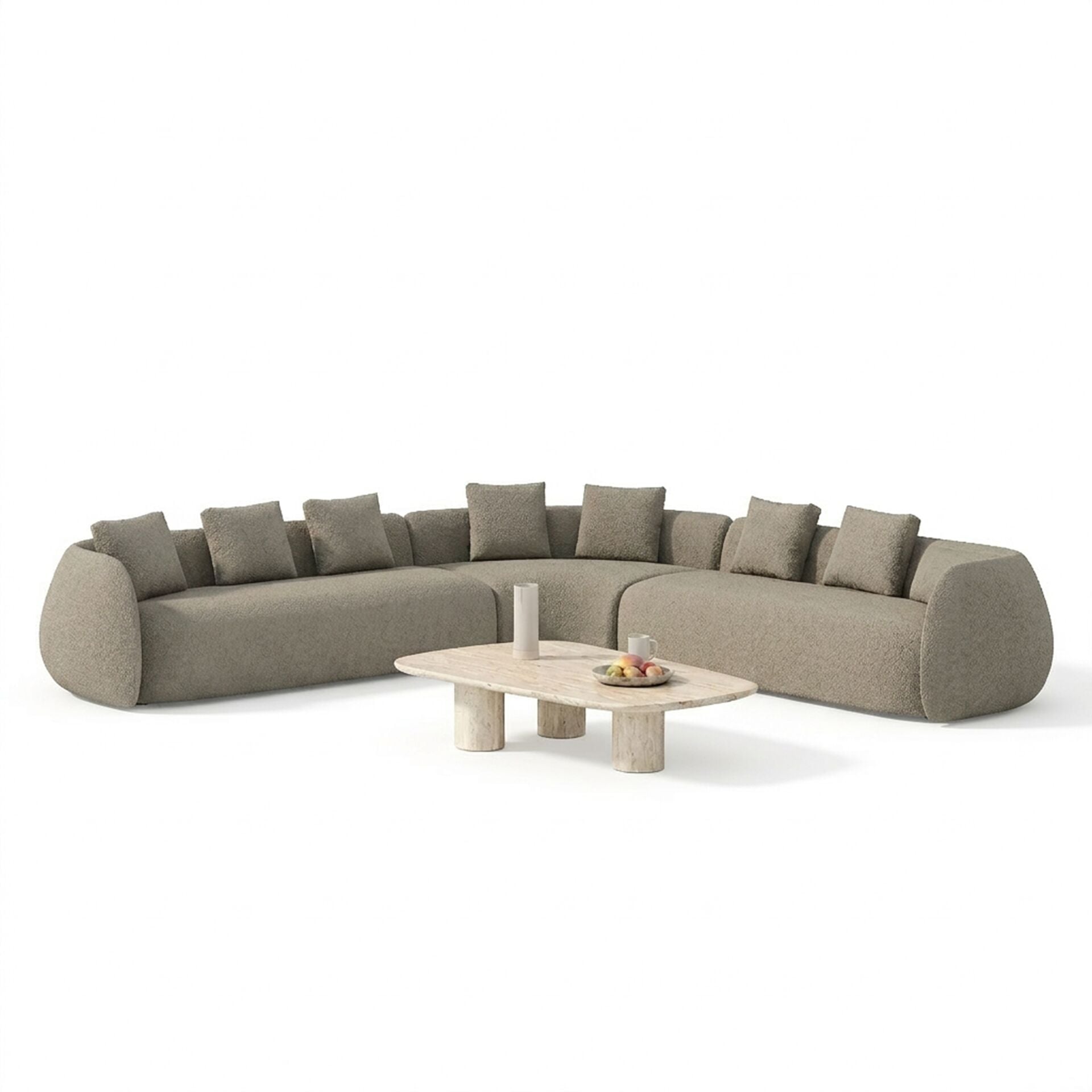 Premium textured boucle outdoor lounge furniture for sale free UK delivery