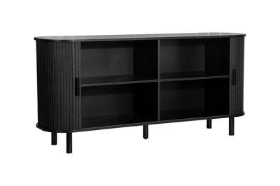 Purchase AXEL 2 DOOR FLUTED SIDEBOARD BLACK for Modern Interior Storage