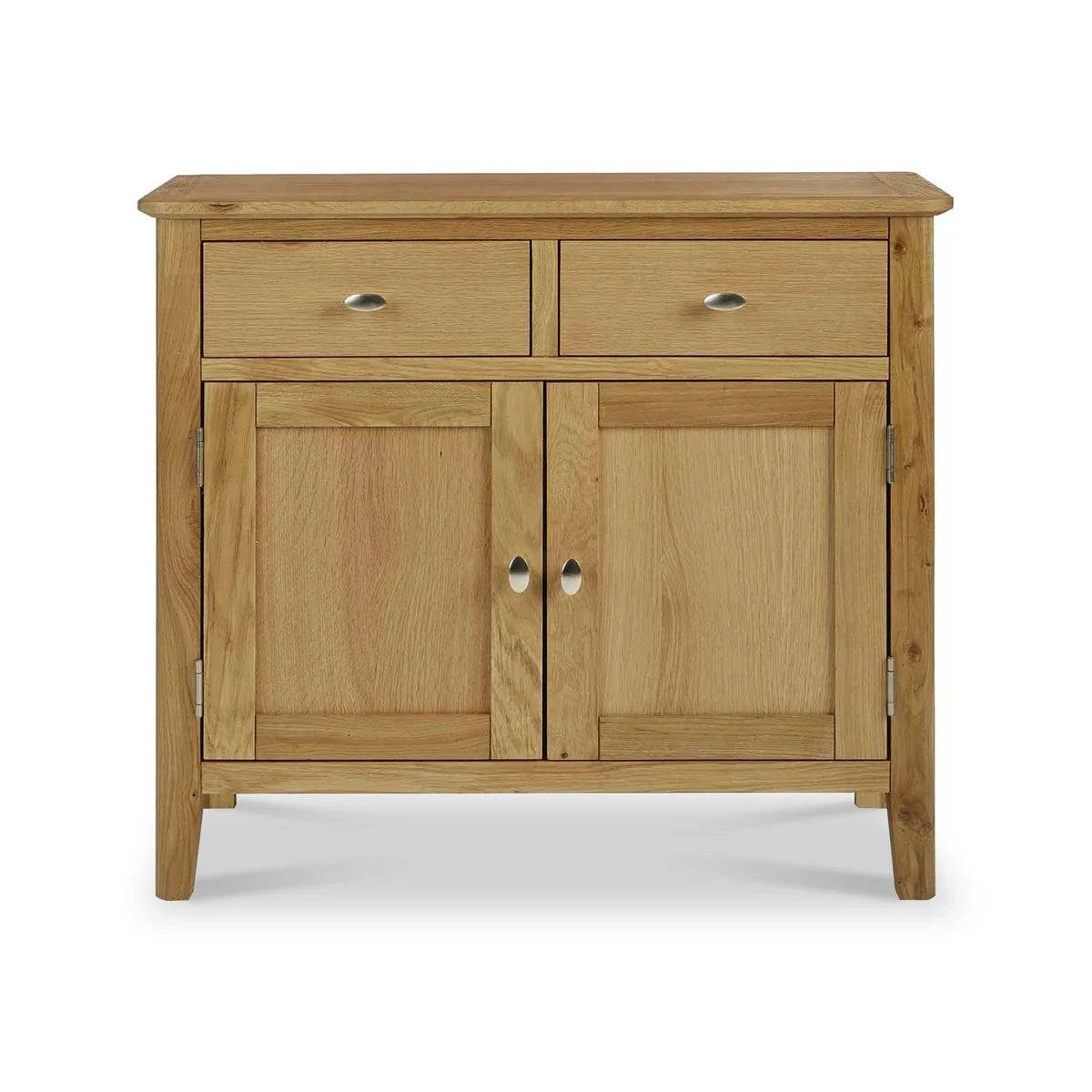 Purchase Bath Oak Small Sideboard with Tapered Legs and Curved Corners - Best Price