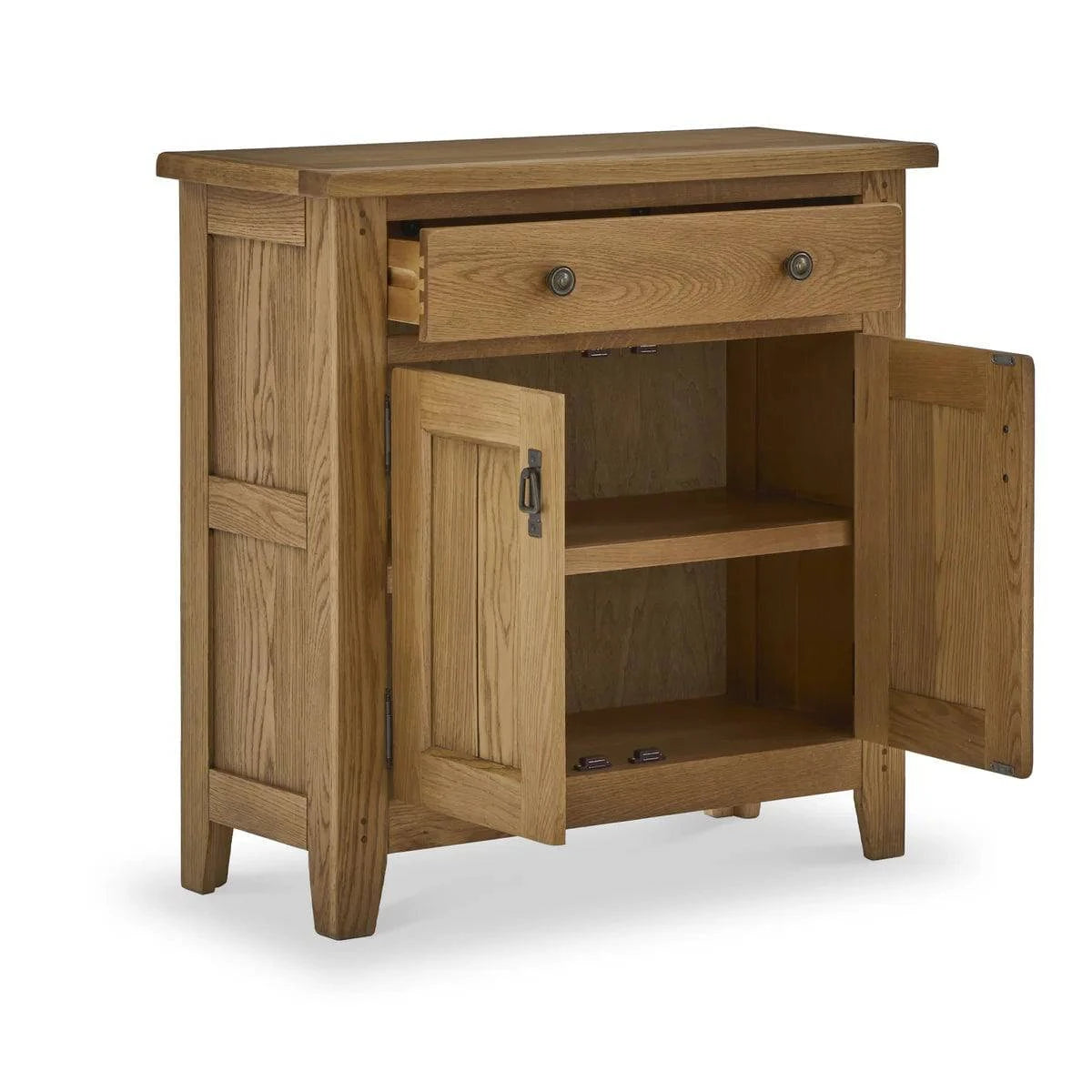 Purchase Burford Oak 2-Door Mini Sideboard for Compact Hallway Storage