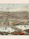 Purchase Digitally Restored 19th Century Thames Panorama with Archival Finish