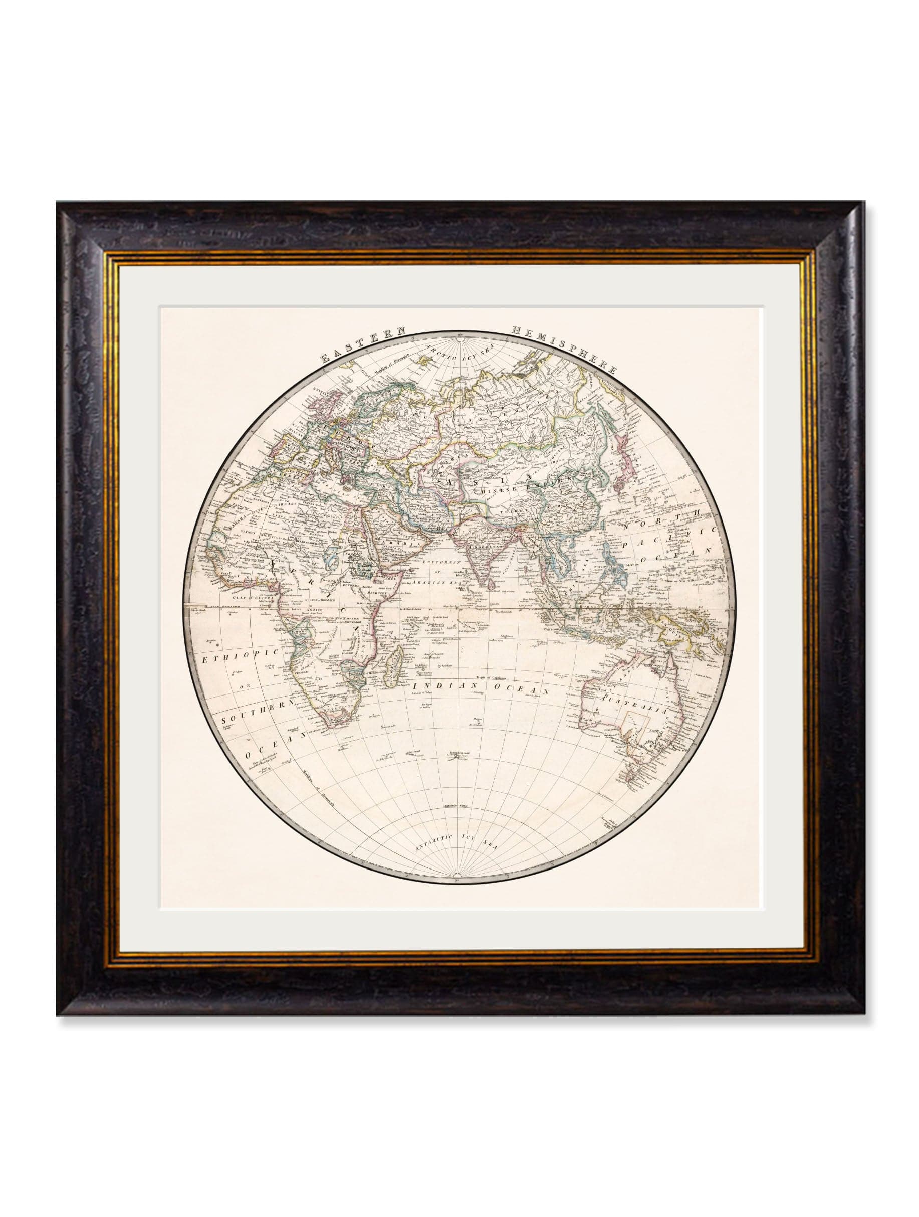 Purchase Digitally Restored 19th Century Western Hemisphere Map with Archival Finish