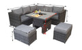 Purchase Georgia Corner Sofa with Hi/Low Table and Integrated Drinks Cooler