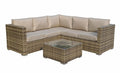 Purchase Georgia Mixed Brown Garden Sofa with Stainless Steel Ice Bucket