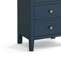 Purchase Harrogate Blue Solid Wood Tallboy Bedroom Storage Cabinet