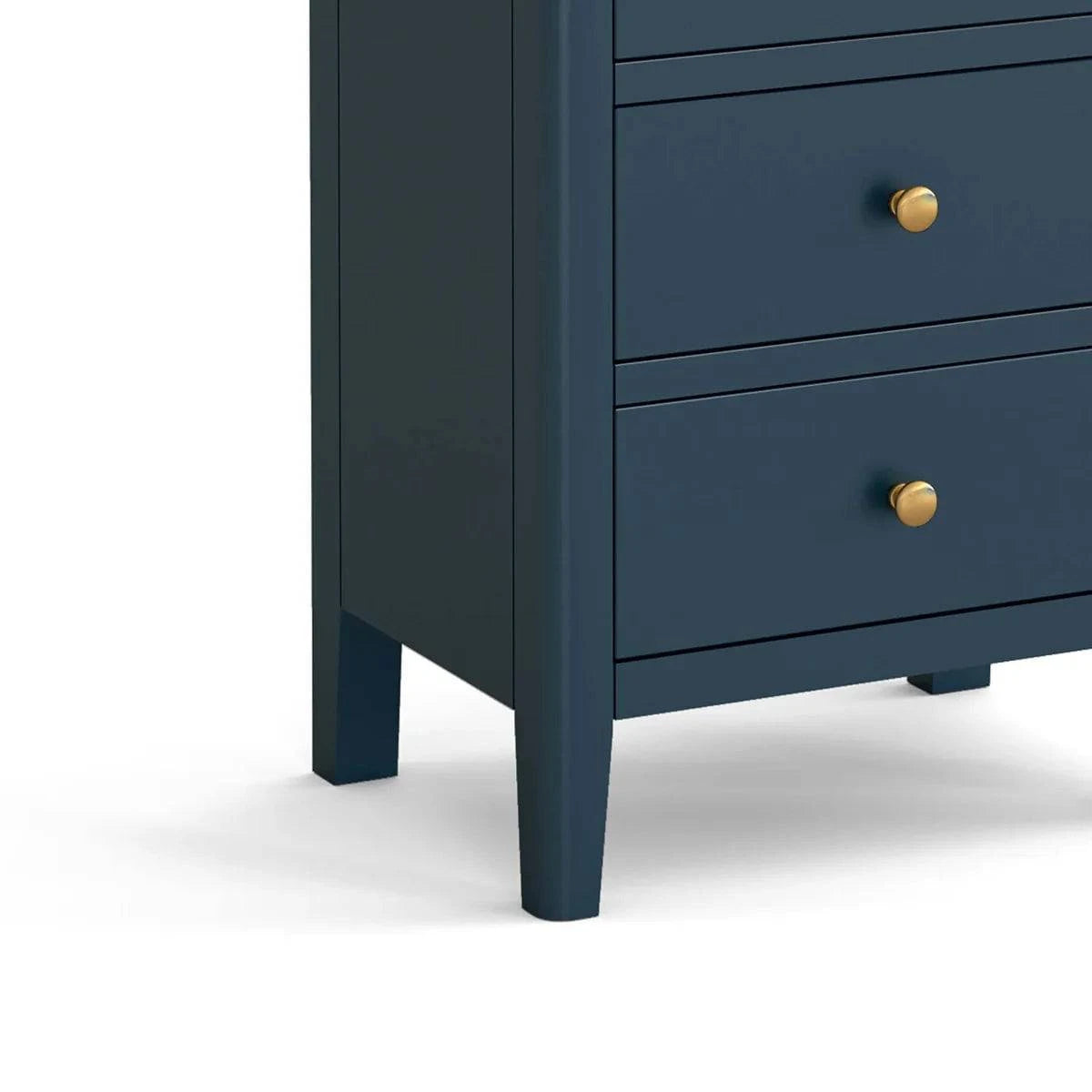 Purchase Harrogate Blue Solid Wood Tallboy Bedroom Storage Cabinet