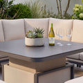 Purchase Maze Pulse Deluxe Corner Dining Set Oatmeal premium outdoor seating