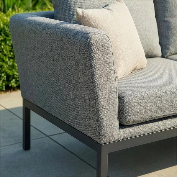 Purchase Maze Pulse Deluxe Corner Dining Set Zinc Grey premium outdoor seating