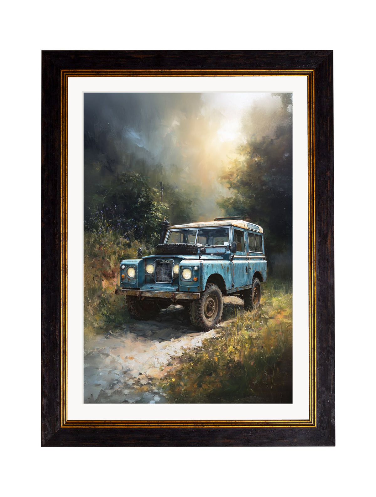 Purchase Oxford Slim framed countryside vehicle artwork with mount