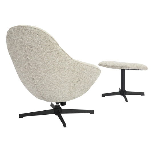 Purchase Serene Natural Lounge Chair with Footstool Online