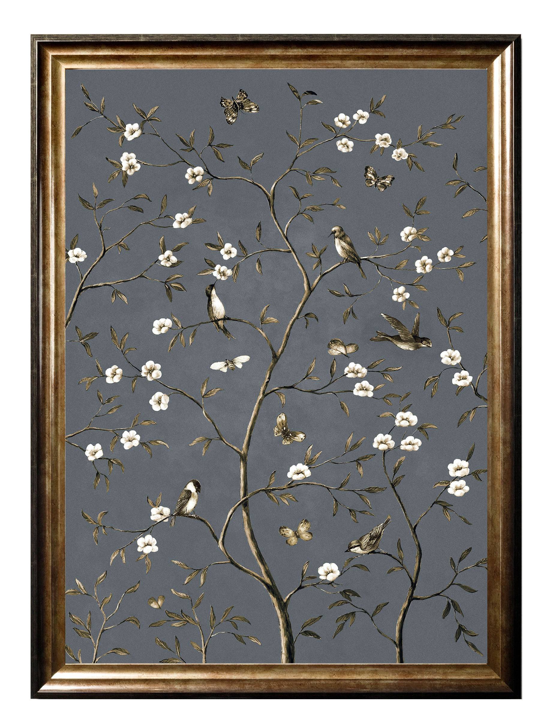 Purchase Set of 2 Circular Tree of Life Botanical Prints with Archival Finish