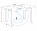Purchase Windsor Ivory Oak Dining Table