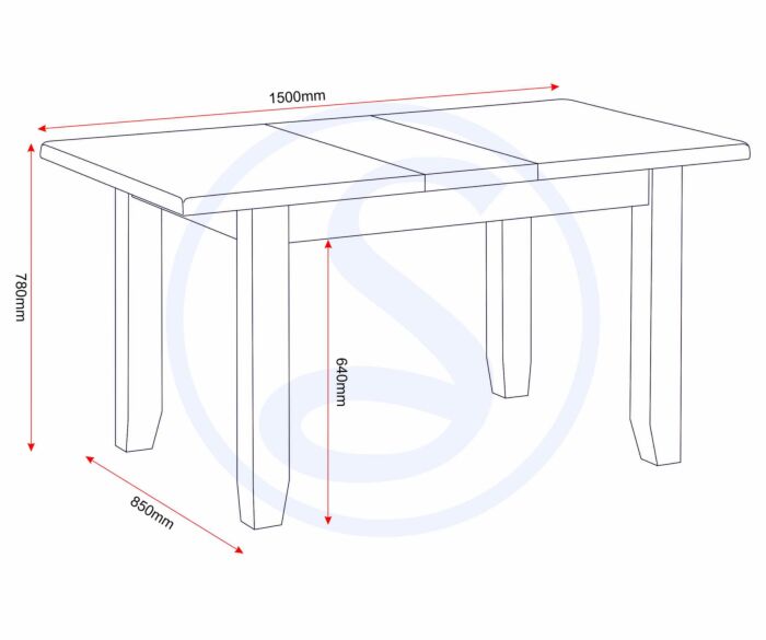 Purchase Windsor Ivory Oak Dining Table