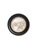 Purchase c.1838 Southern Hemisphere Map in Elegant Hand-Finished Round Frame