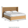 Quality Natural Soho Oak Slatted Bed Frame for Sale