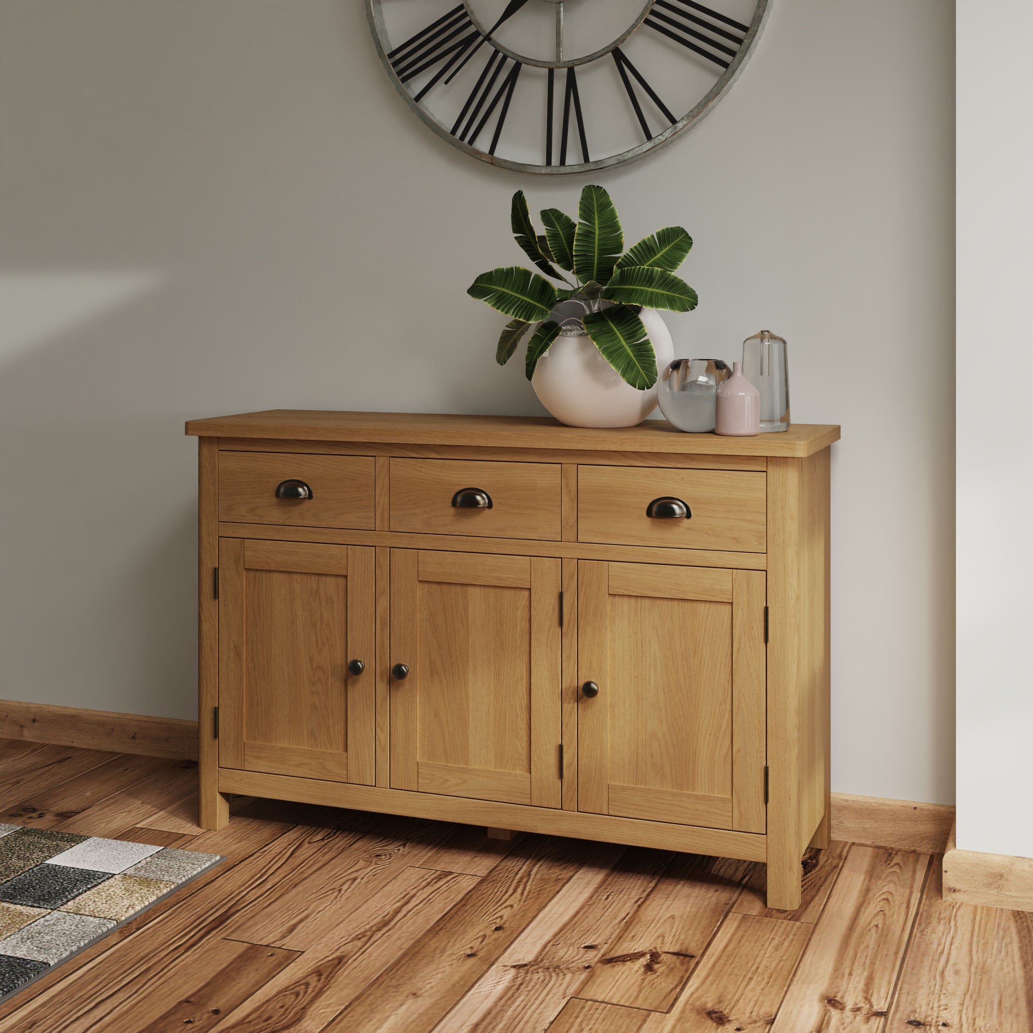 Beetle 3 Drawer 3 Door Sideboard