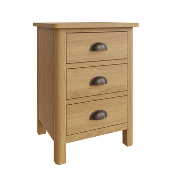 Beetle 3 Drawer Bedside