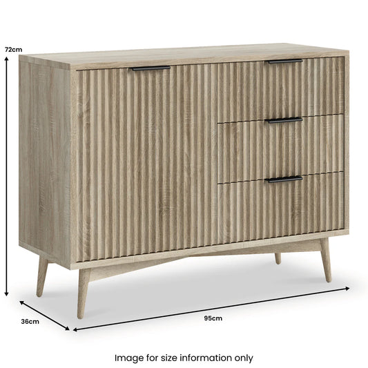 Enzo Oak Small Sideboard