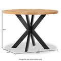 Viento Oak Round Dining Table - Blythe Living